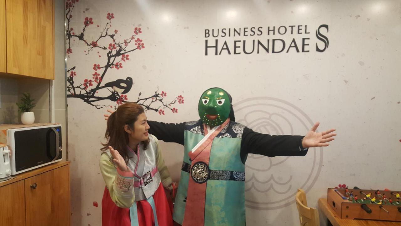 Business Hotel Haeundae S Busan Bagian luar foto